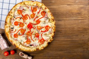pizza, cooking, fast food